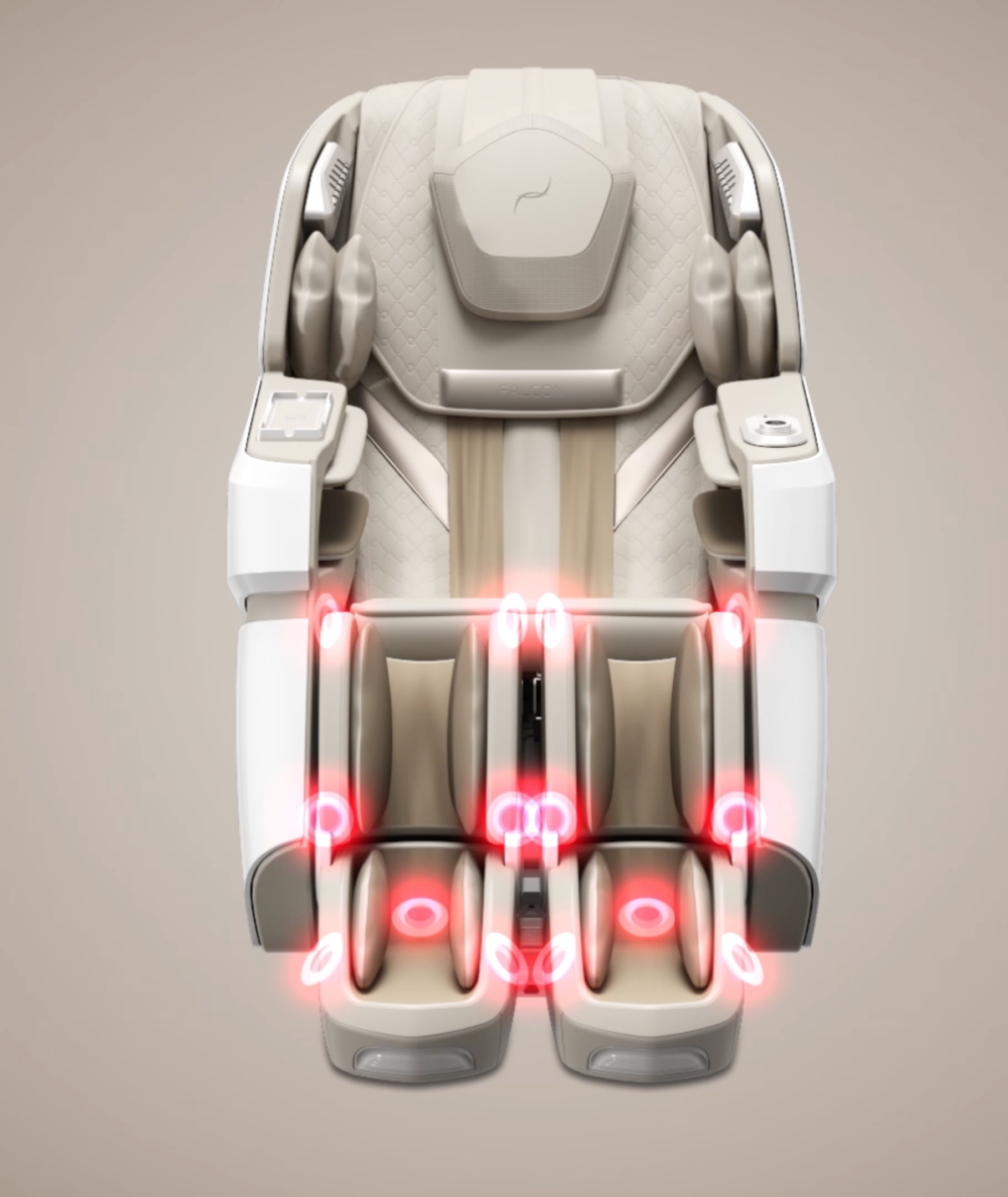 Automatic Safety Sensors Automatic Safety Sensors Falcon massage chairs offer deep tissue therapy, ergonomic design, and heat therapy for full-body relaxation and muscle recovery. Perfect for home use, these therapeutic chairs deliver unparalleled stress relief and comfort.
