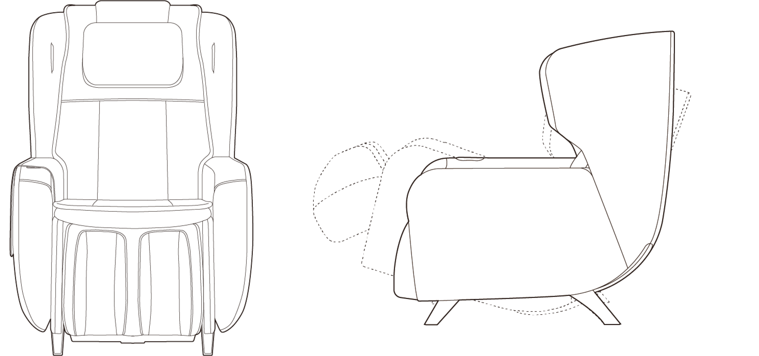 Space Efficient
No assembly or installation required. Unbox. Plug and play.
Product Dimensions
Falcon massage chairs offer deep tissue therapy, ergonomic design, and heat therapy for full-body relaxation and muscle recovery. Perfect for home use, these therapeutic chairs deliver unparalleled stress relief and comfort.