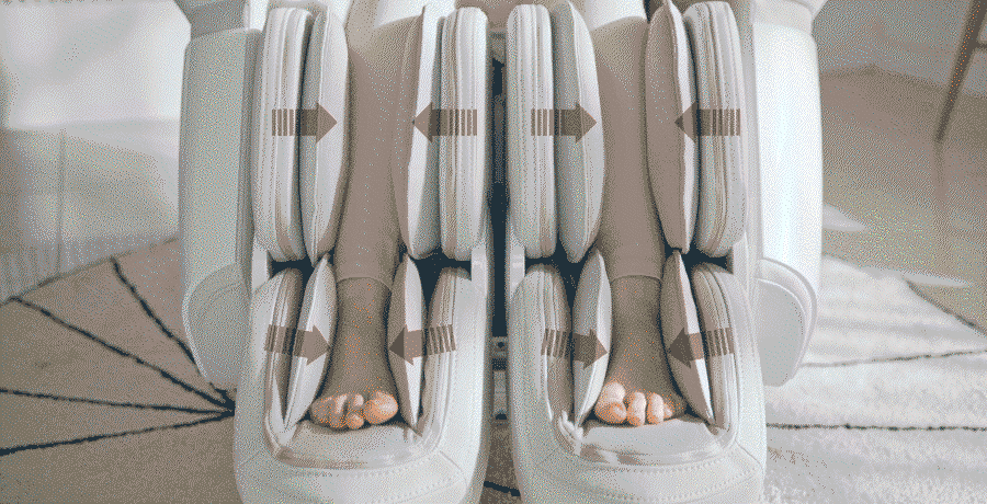 Foot Massage Simulates a noduled bamboo roller massage on the soles of your feet to leave you feeling refreshed and rejuvenated. Falcon massage chairs offer deep tissue therapy, ergonomic design, and heat therapy for full-body relaxation and muscle recovery. Perfect for home use, these therapeutic chairs deliver unparalleled stress relief and comfort.