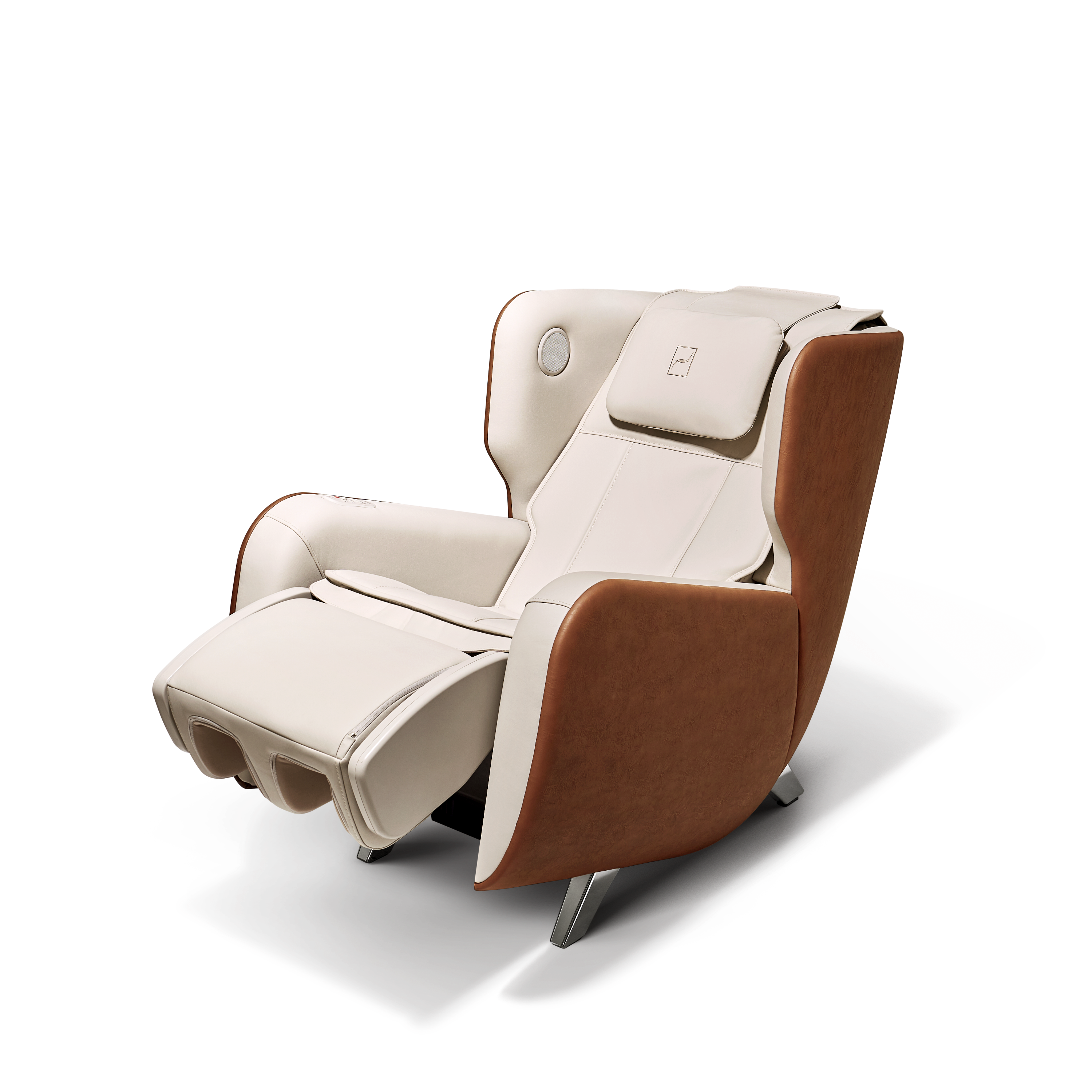 FAMILIE massage chairs offer deep tissue therapy, ergonomic design, and heat therapy for full-body relaxation and muscle recovery. Perfect for home use, these therapeutic chairs deliver unparalleled stress relief and comfort. Minimalist chair, maximum features.
Zero-gravity recliner, auto/manual massage chair with air bag calf massage and Bluetooth speakers. Chic lounger and luxury massage in one.